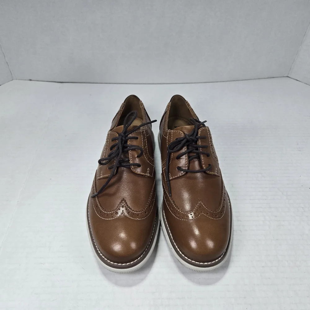 Johnston & Murphy Big Kid Holden Wing Tip Dress Shoes Size 2 (Little Boys)